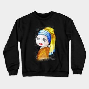 Classical Series: Toon with a Pearl Earing Crewneck Sweatshirt